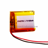 Good quality UT402730 Lithium Polymer Battery With 600mAh